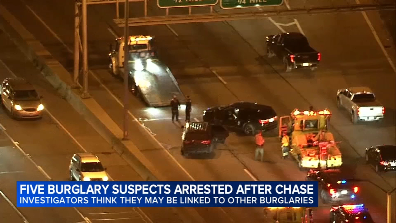4 Chicago men charged after west suburban break-in, police chase ending in I-290 crash
— ABC7 Chicago (WLS-TV)