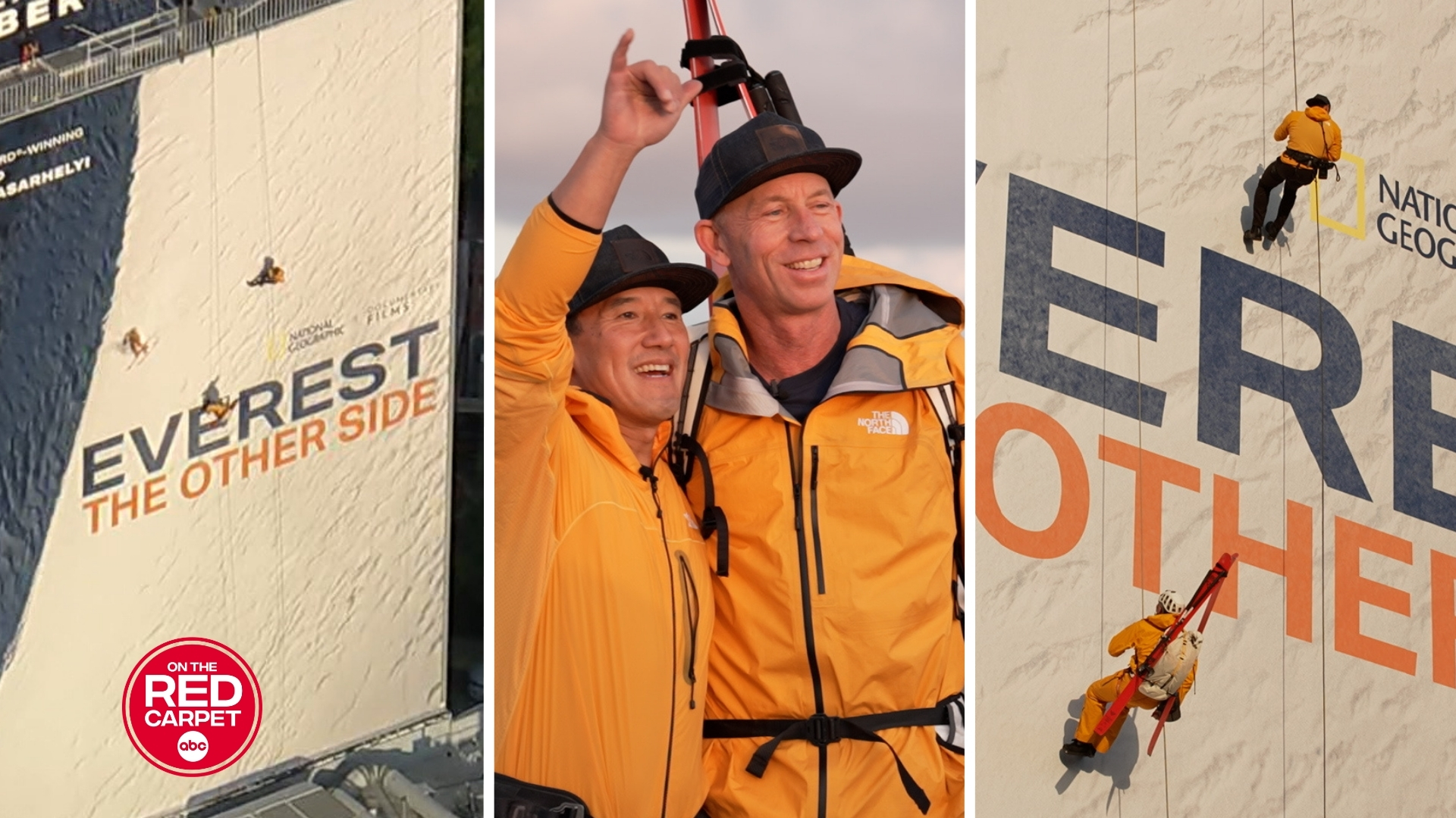 'Everest: The Other Side' filmmakers rappel down billboard in celebratory stunt
       — St. Charles Community news